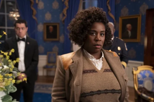 Uzo Aduba as Cordelia Cupp in "The Residence." (Jessica Brooks)