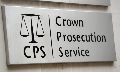 The CPS, when it dropped the case, cited insufficient evidence for a realistic prospect of conviction. (Kirsty O’Connor/PA)