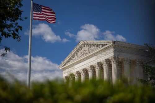 The supreme court in Washington DC last year. (Aashish Kiphayet/NurPhoto/Rex/Shutterstock)