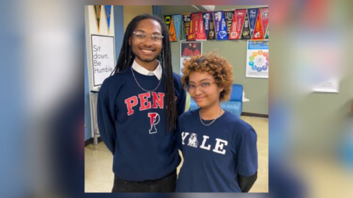 Peterson and Brown are both students at Rufus King International High School in Milwaukee 
 (TMJ4)
