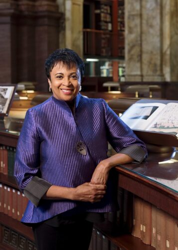 Librarian of Congress Carla Hayden in the Library's Main Reading Room, September 1, 2020. Photo by Shawn Miller/Library of Congress.
