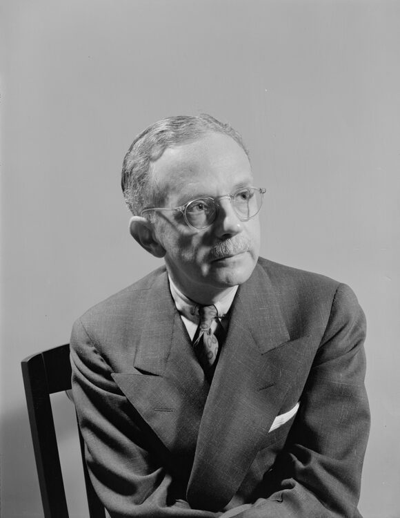 Walter Francis White executive secretary of the National Association for the Advancement of Colored People. June 1942, Library of Congress Prints and Photographs Division, Farm Security Administration - Office of War Information Photograph Collection. 