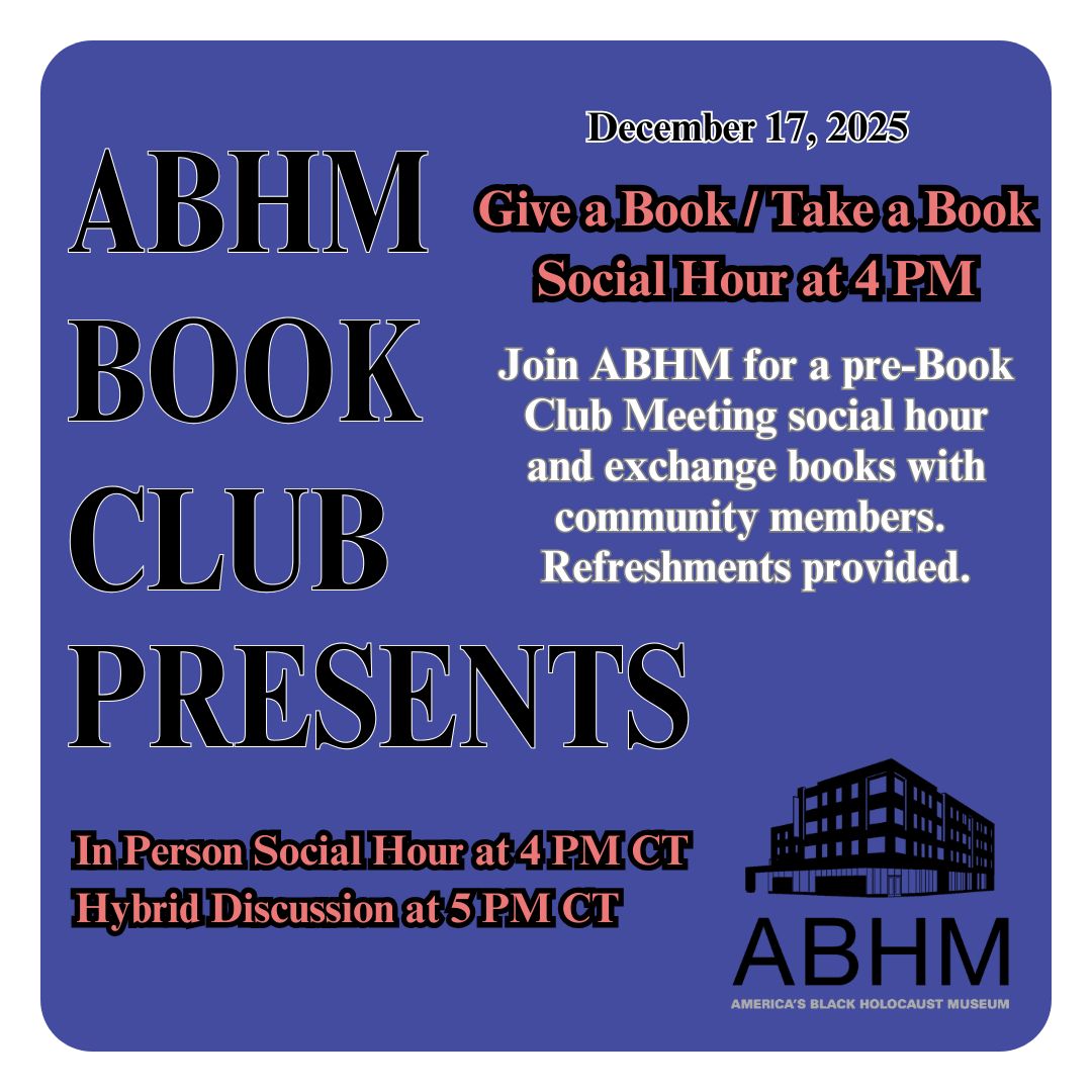 ABHM Book Club Social Hour