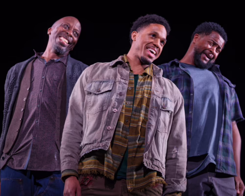 Full of life … Julian Rozzell, Bryce Foley and Kamal Bolden in Hang Time. (Danté Charles Crichlow)