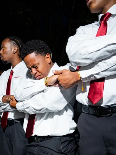 Morehouse New Student Orientation leaders prepare a special week of activities to forge new bonds of brotherhood. (Noah Cathey)