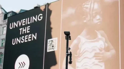 Bartlett-Grant said she wanted the children they support to be seen on a billboard